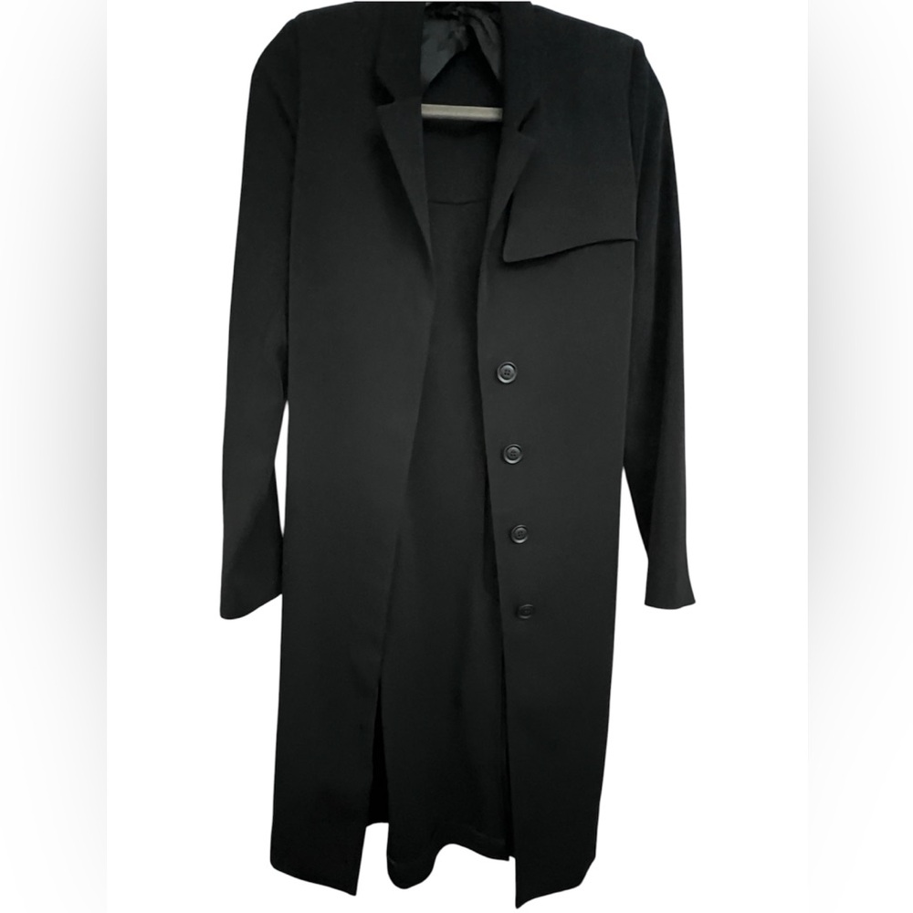 & Other Stories Black Long Suit Coat